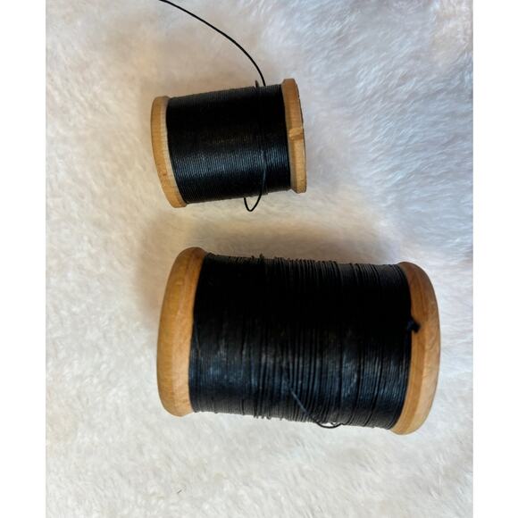 Vintage Lot 40 Wooden Spool Sewing Thread Coats & Clark Talon Belding Lily Conso - Picture 3 of 8